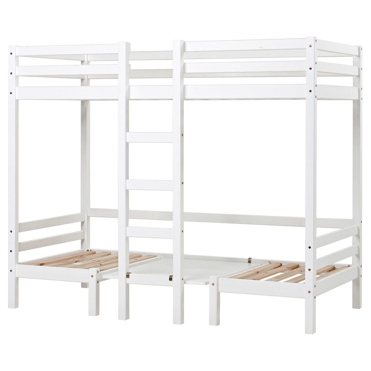 Hoppekids JUMBO Etagenbett ECO Dream 90x200 cm nicht teilbar | mit Sitzbank & Tisch