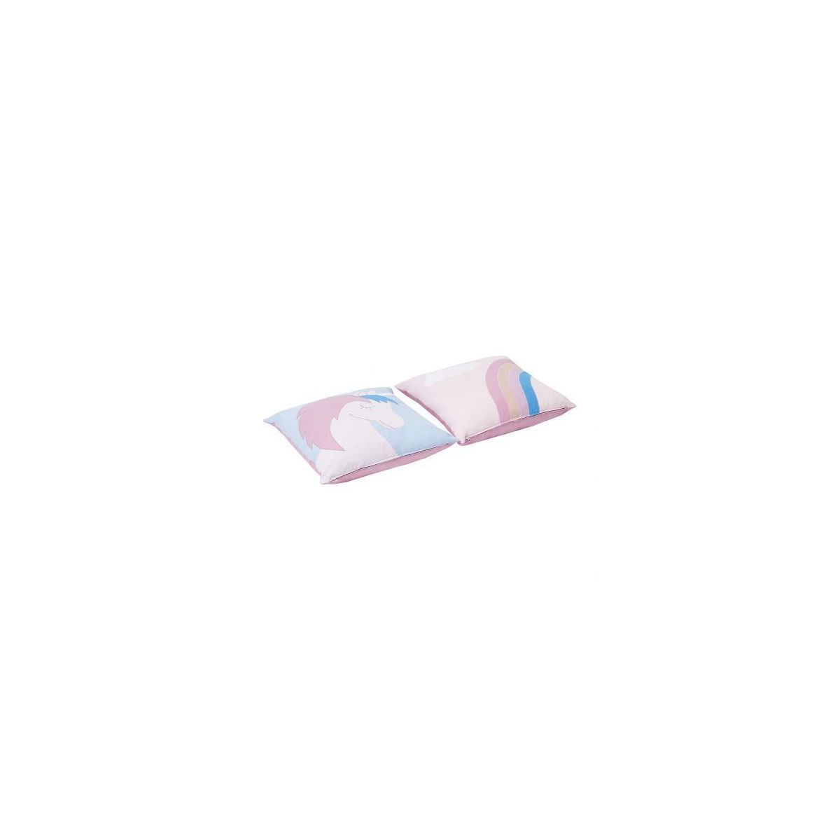 Hoppekids Kissen-Set UNICORN 2 unterschiedliche Kissen, 50x50 cm