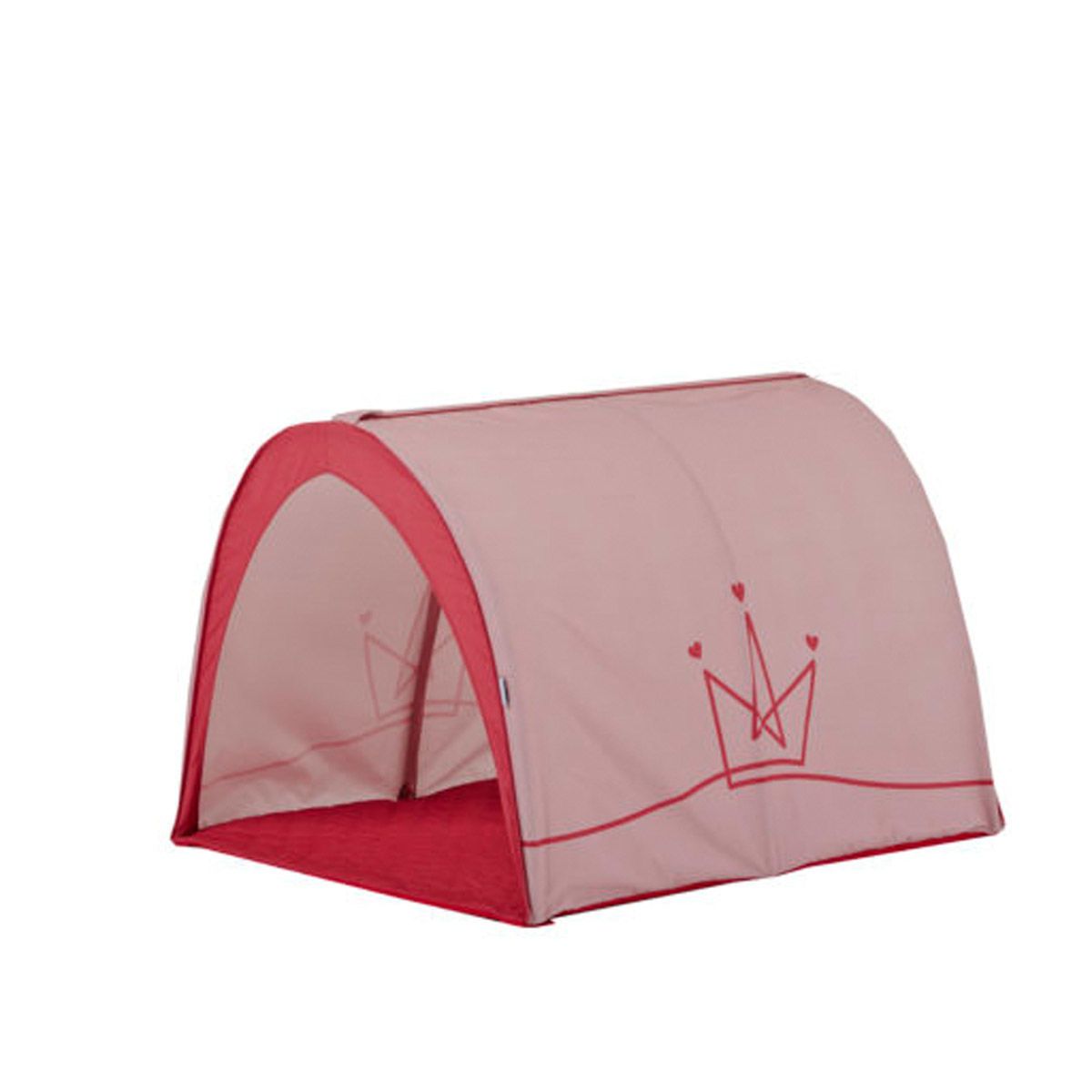 Hoppekids Spieltunnel Princess einzeln oder auf dem Bett nutzbar