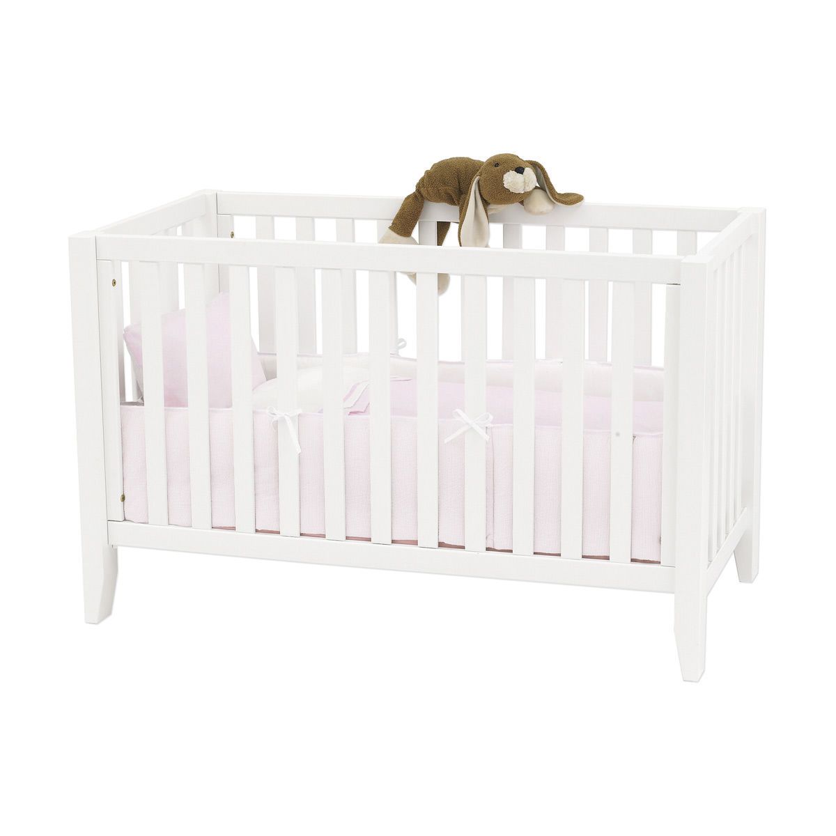 Hoppekids Seitenschutz für Babybett weiches Nestchen zum Schutz