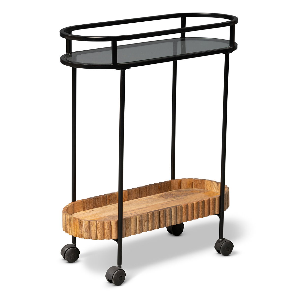 M2 Kollektion - Jason 5 Servierwagen, Größe: 70x86x30 cm