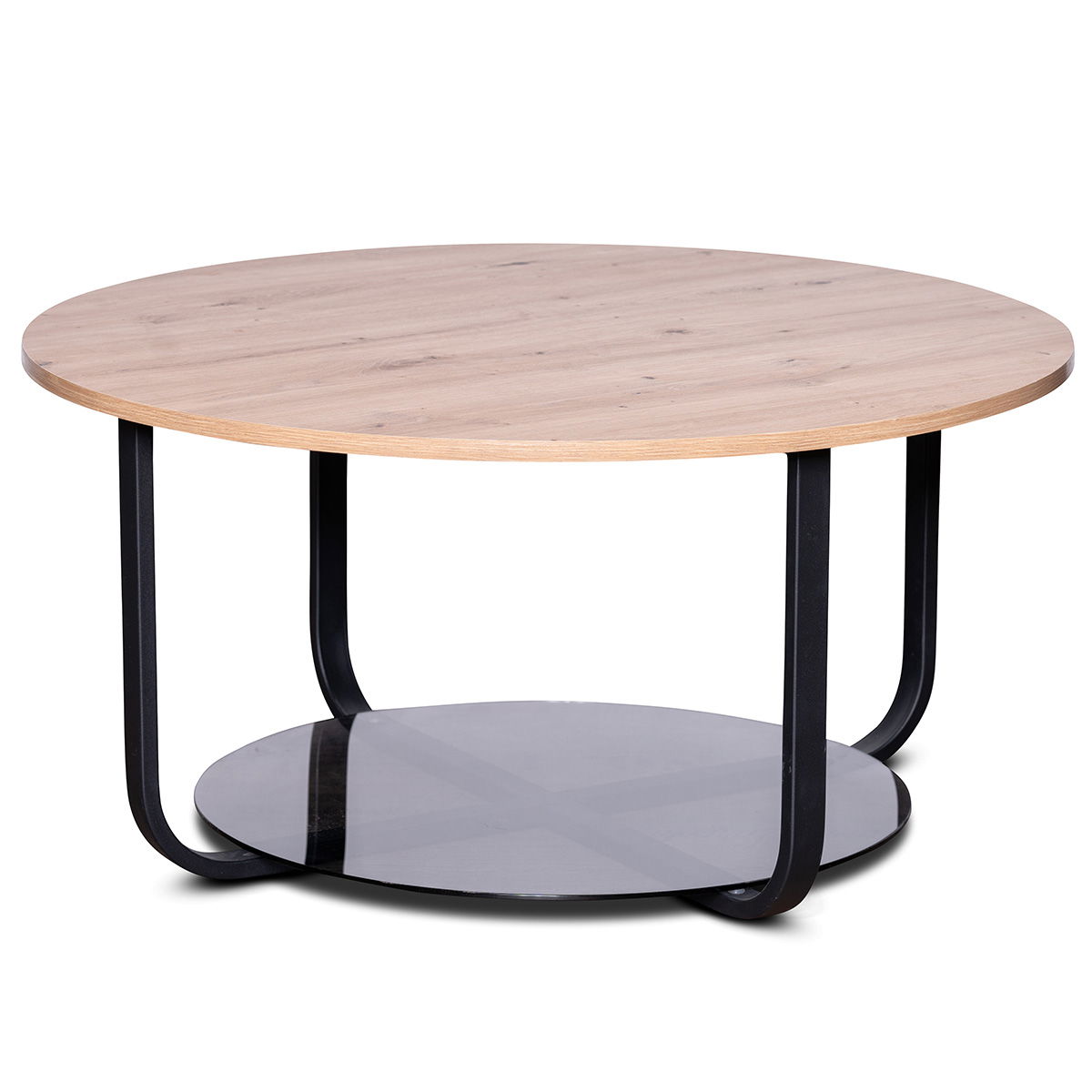 M2 Kollektion - Merle 2 Couchtisch, H: 40cm D: 80cm