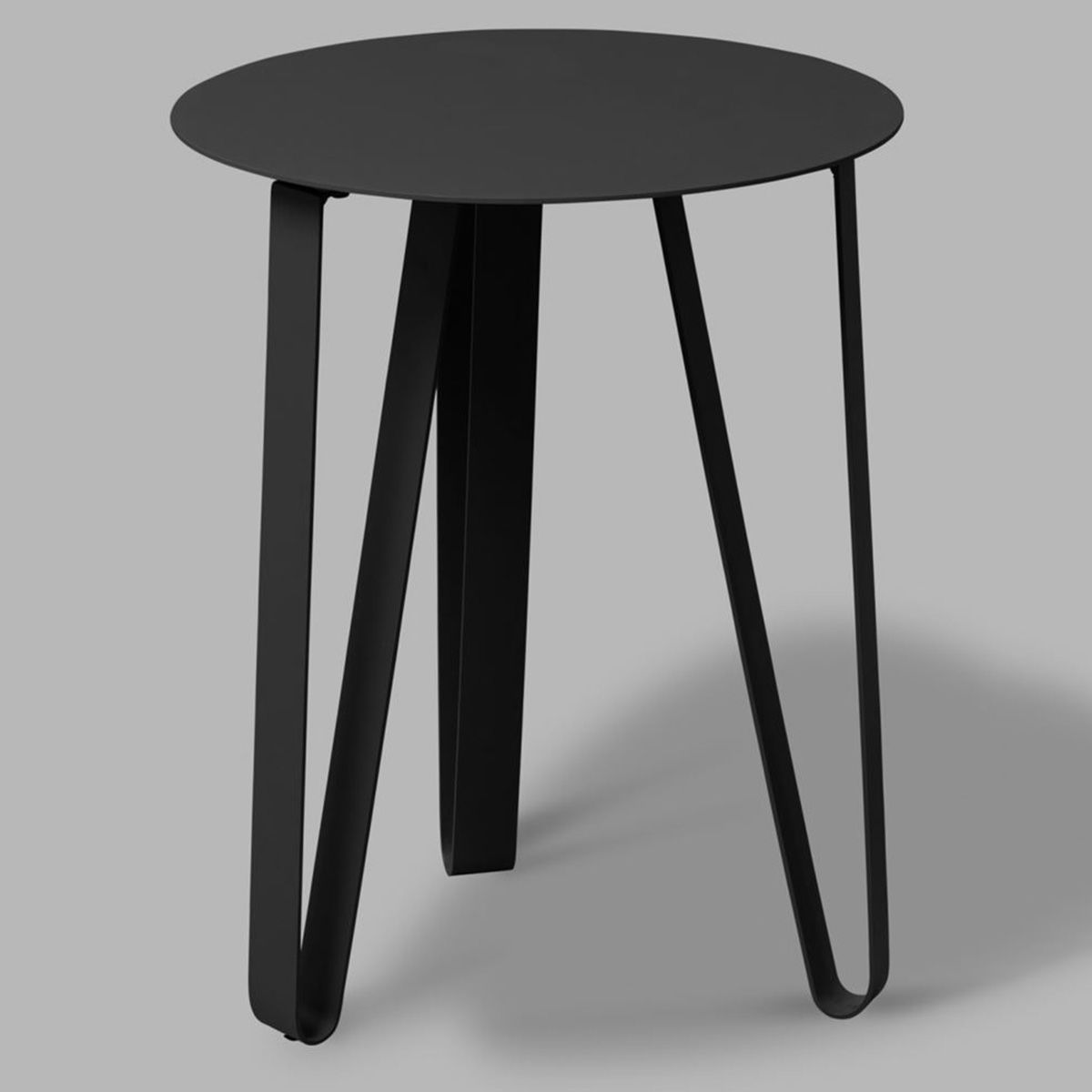 M2 Möbel - Emil 1 Couchtisch Metall schwarz, H: 50cm D: 40cm