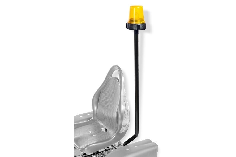 Dino Cars Rundumleuchte mit Halterung orange