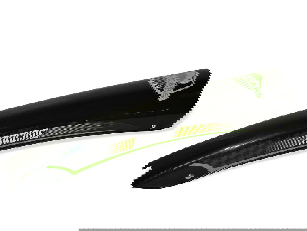 Dino Cars Frontspoiler Racing Schwarz komplett - Sticker Grün