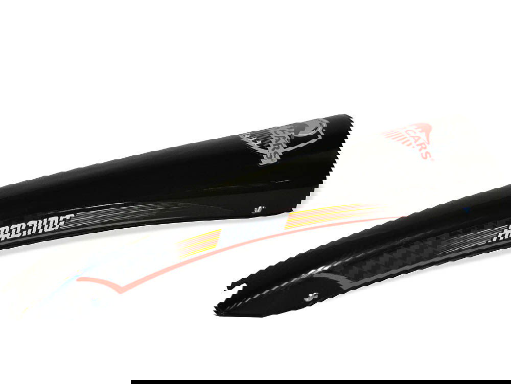 Dino Cars Frontspoiler Racing Schwarz komplett - Sticker Rot