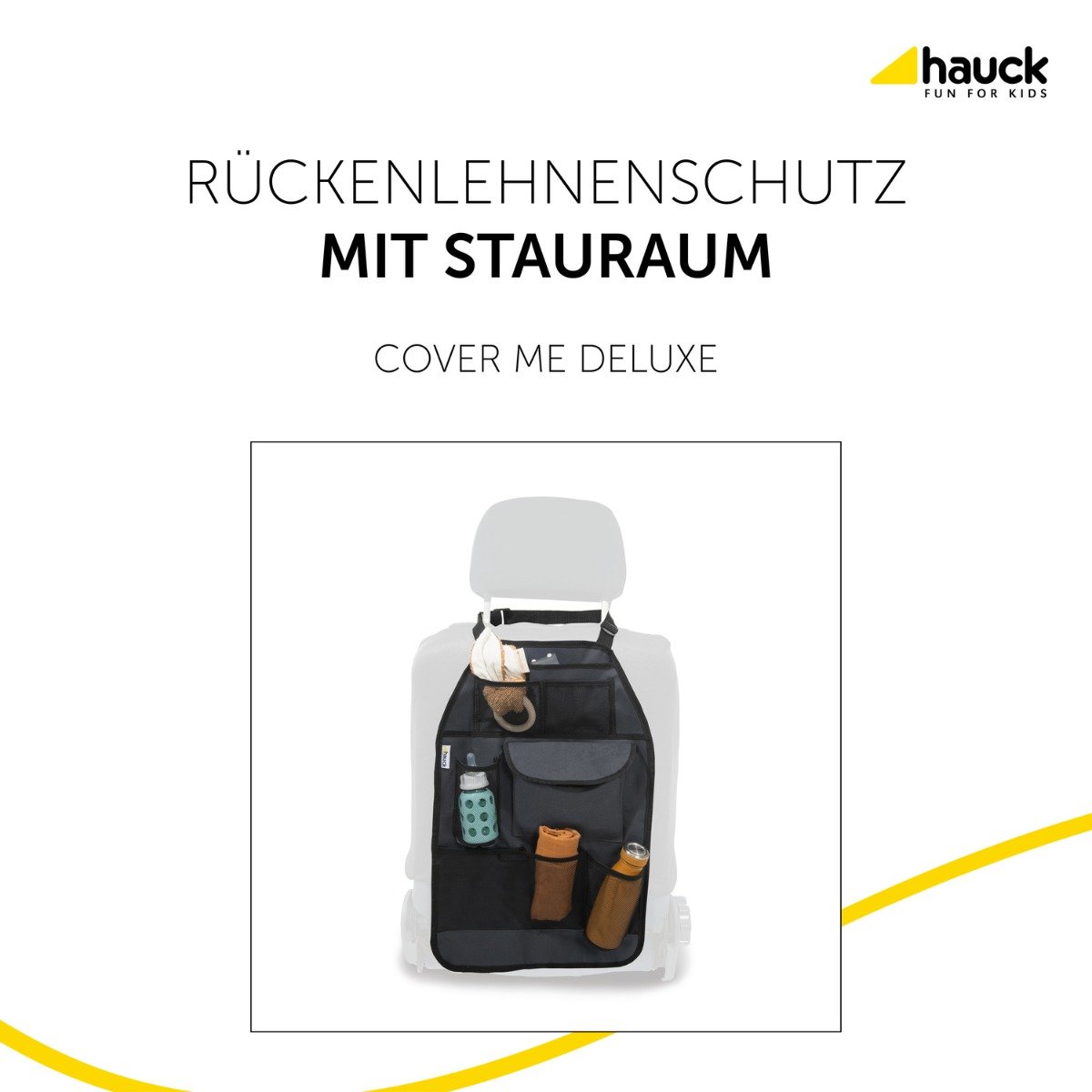 Cover Me Deluxe - Praktischer Rückenlehnenschutz mit individuellem Stauraum