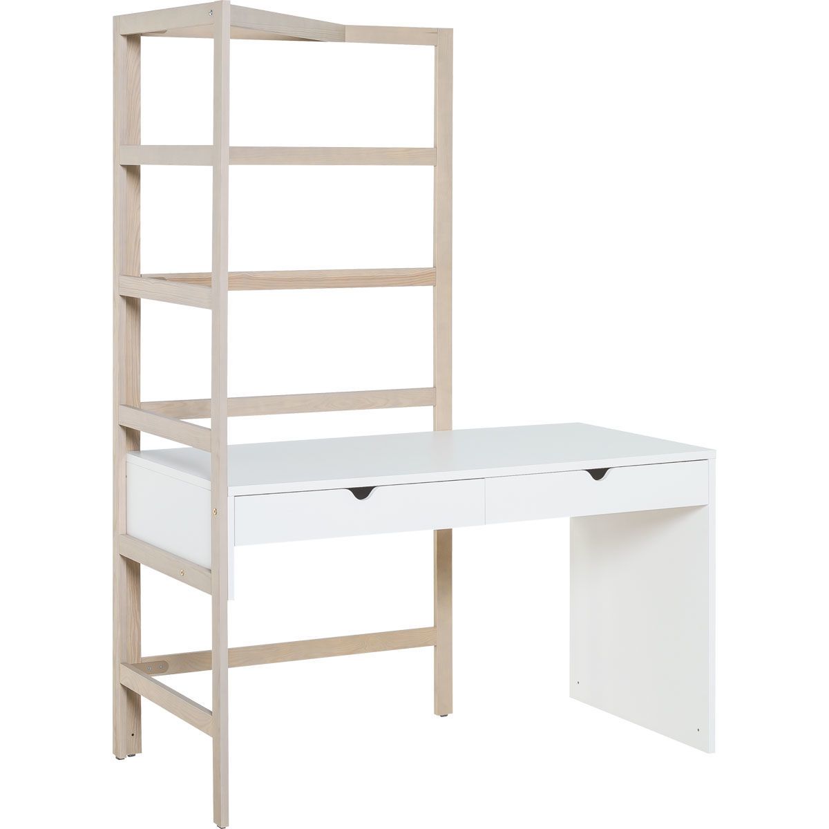VOX Stige Schreibtisch 140 cm weiß / pinie