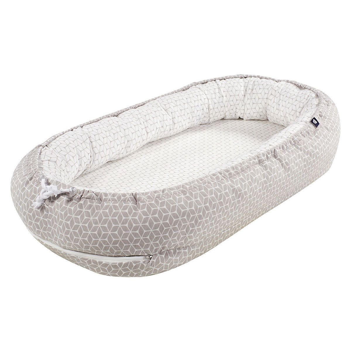 Alvi Schlummer-Nestchen Graphic taupe Baumwoll-Jersey