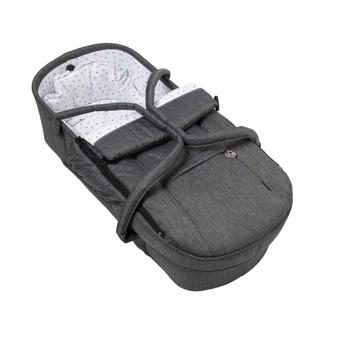 Hartan Kombitasche Modell 2021 für GTS Kinderwagen in 400 Grey Hearts
