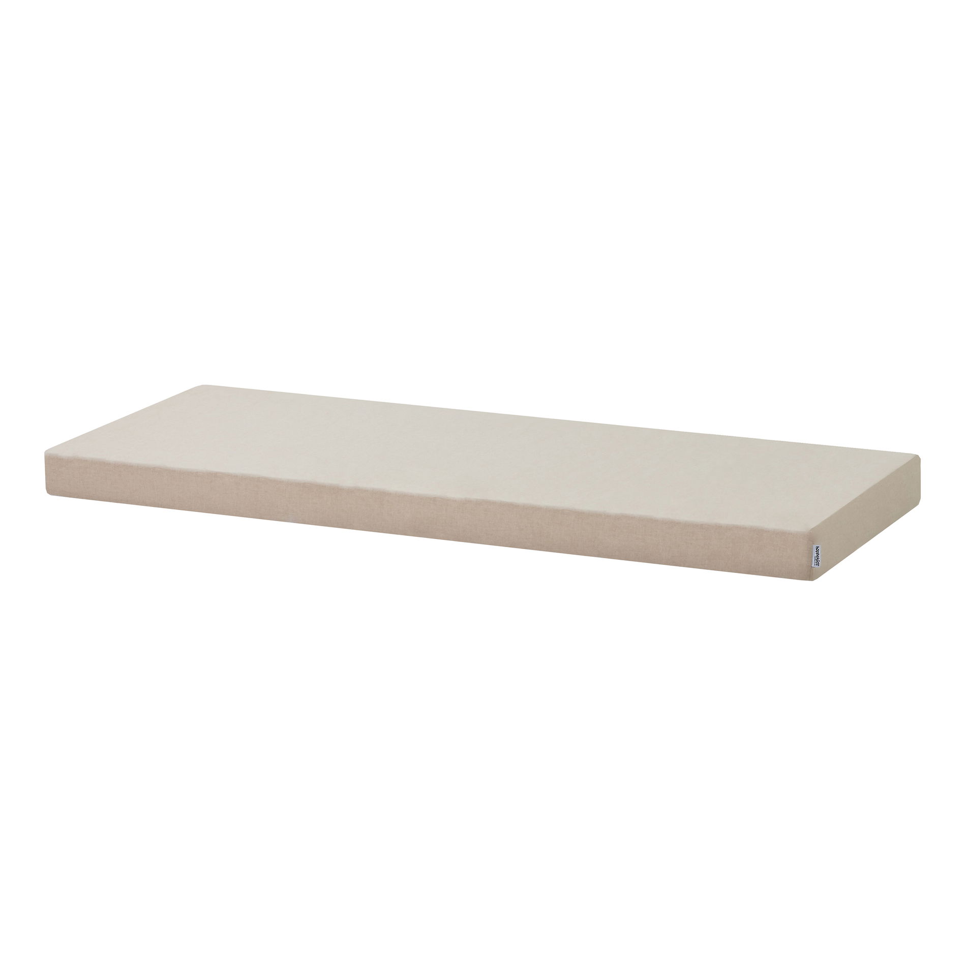 Hoppekids Schaumstoffmatratze inkl. Bezug 70x160 cm Höhe 9cm Frappé Sand