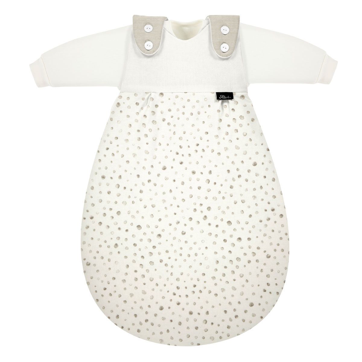 Alvi Baby Mäxchen Original Aqua Dot 001-6 3-tlg. Schlafsack - Größe wählen