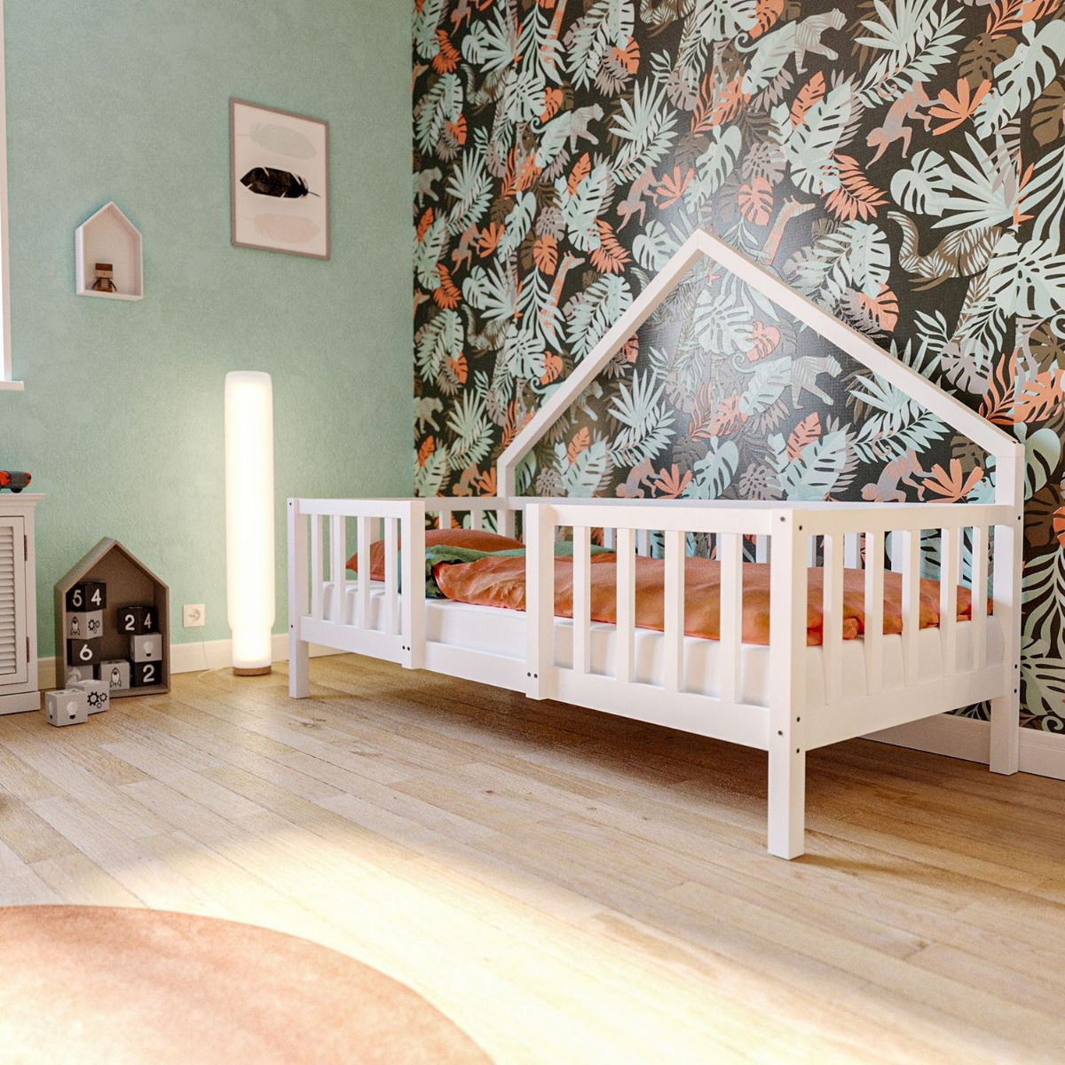 Artkid William Hausbett weiß 90 x 200 cm