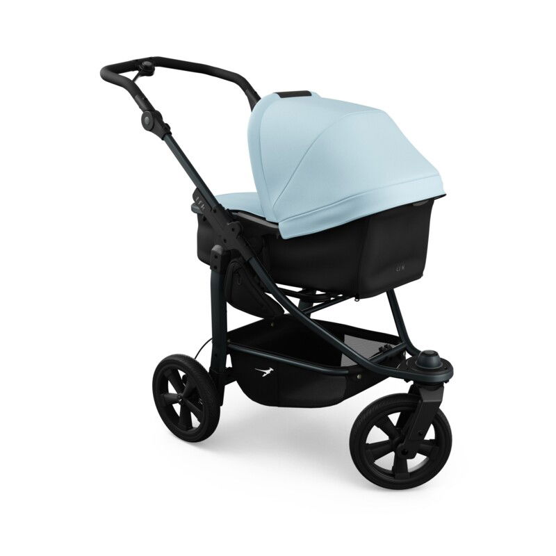 tfk mono3 Kombikinderwagen 2-in-1 blau mit Runflat Radset