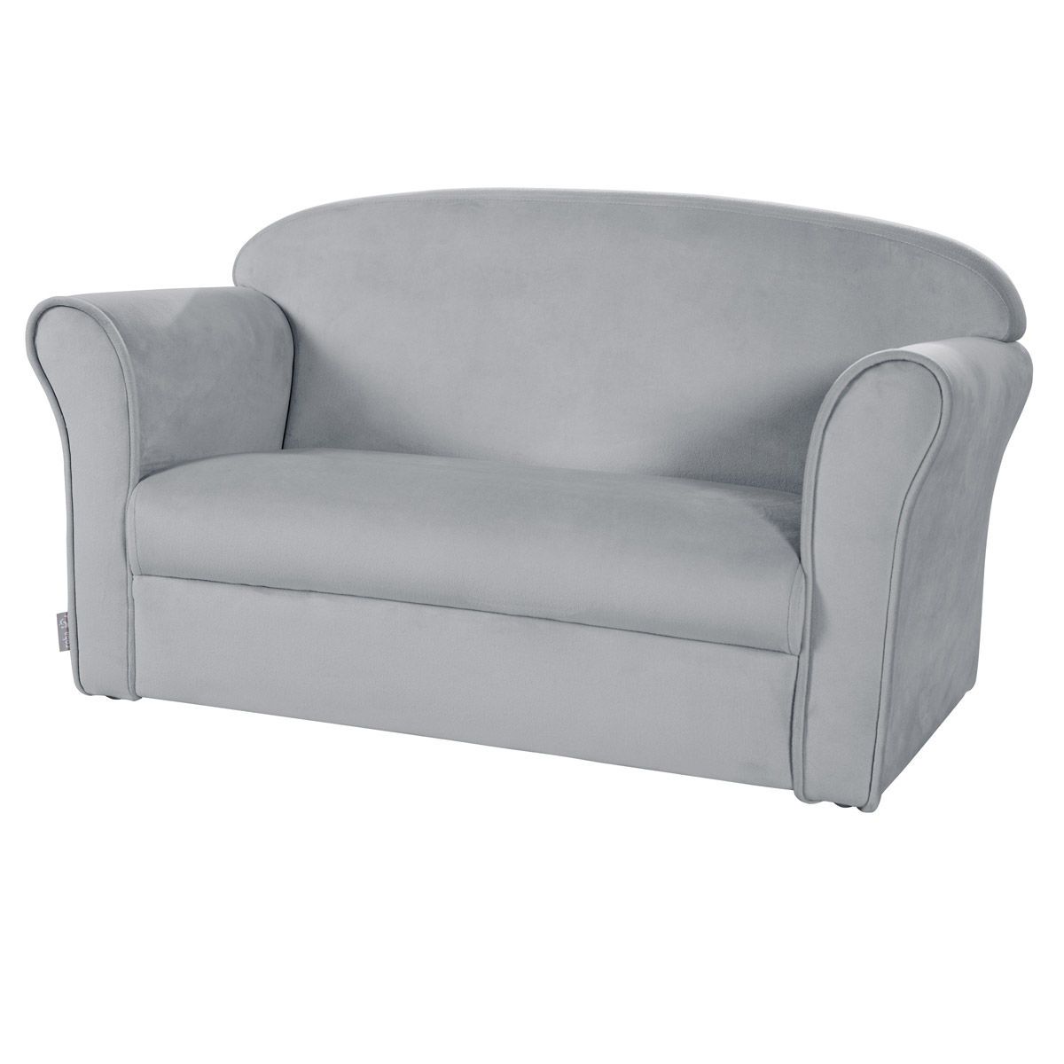 Roba Kindersofa Lil Sofa silbergrau mit Armlehnen zum Toppreis