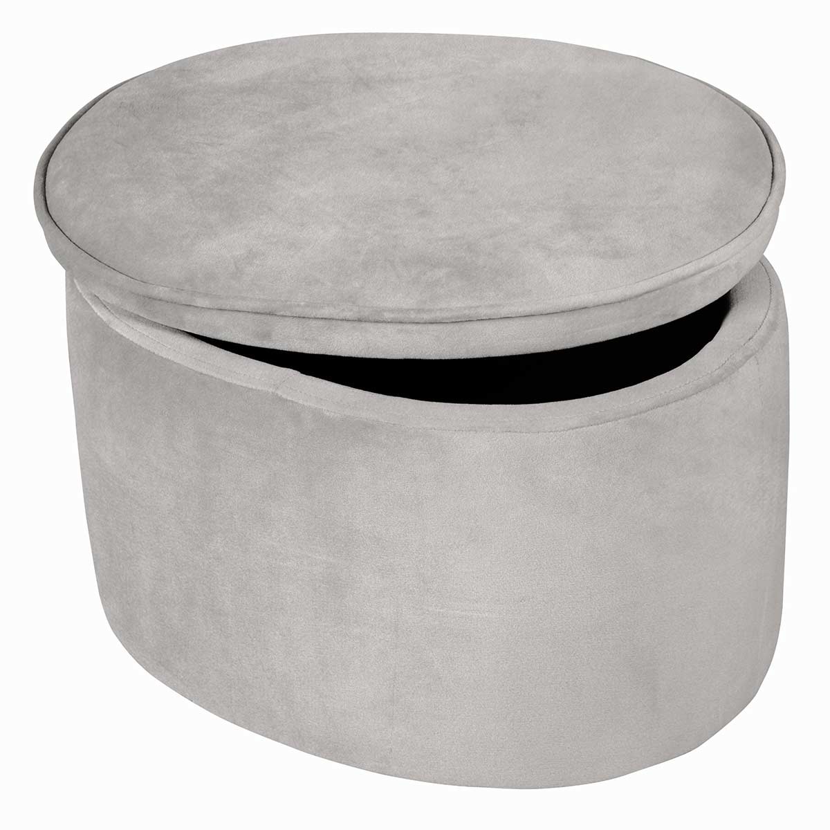 Roba Kinderhocker oval Lil Sofa grau zum Toppreis