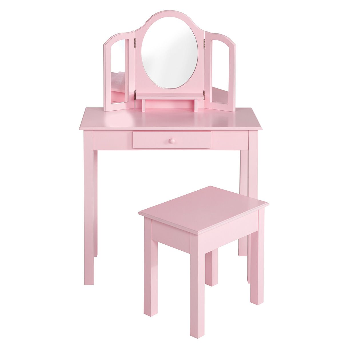 Roba Schminktisch rosa inklusive Hocker