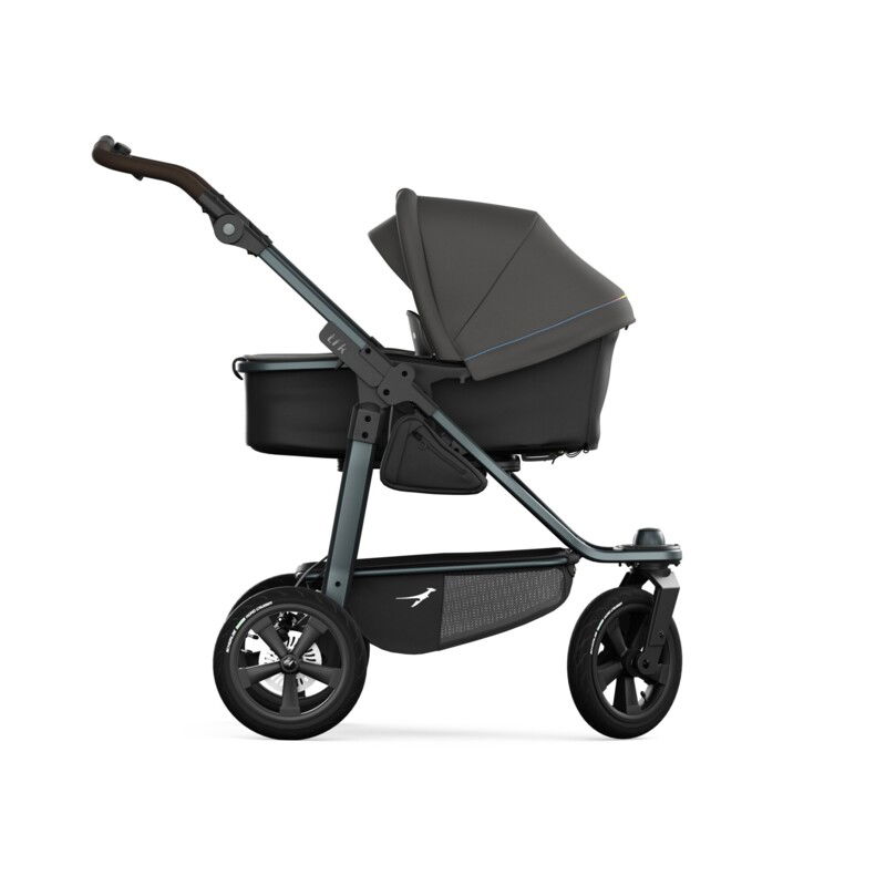 tfk mono3 Kinderwagen anthrazit mit Luftrad-Set