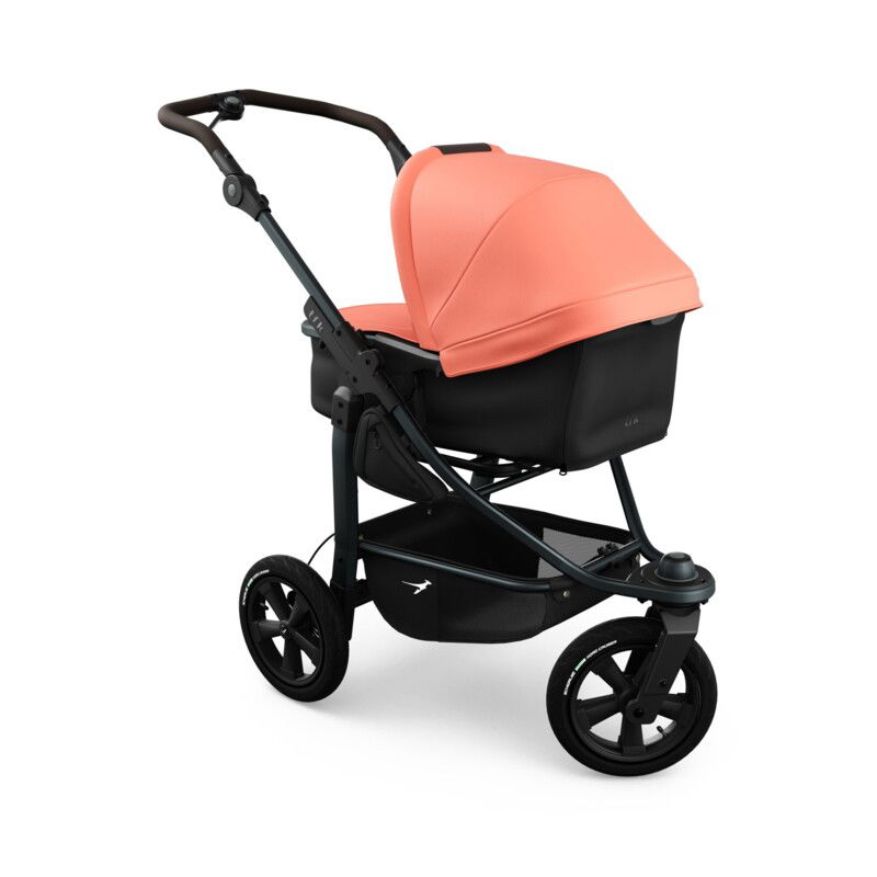 tfk mono3 Kinderwagen lachs mit Luftrad-Set