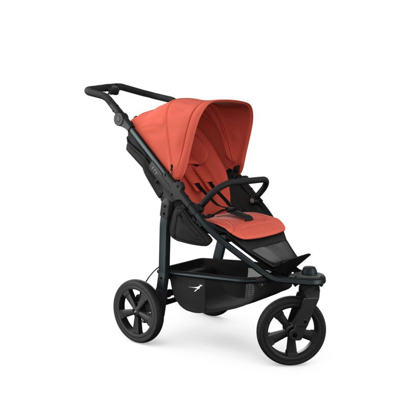 tfk mono3 Sportwagen lachs - Doppelfarbe mit Luftkammerrad-Set