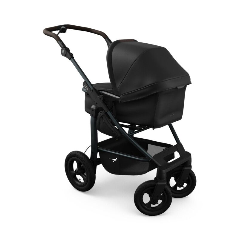 tfk mono4 Kinderwagen schwarz mit Luftrad-Set