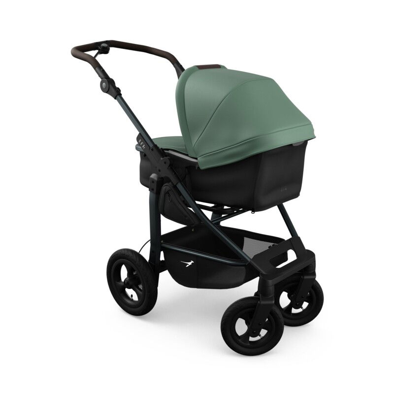 tfk mono4 Kinderwagen olive mit Luftrad-Set