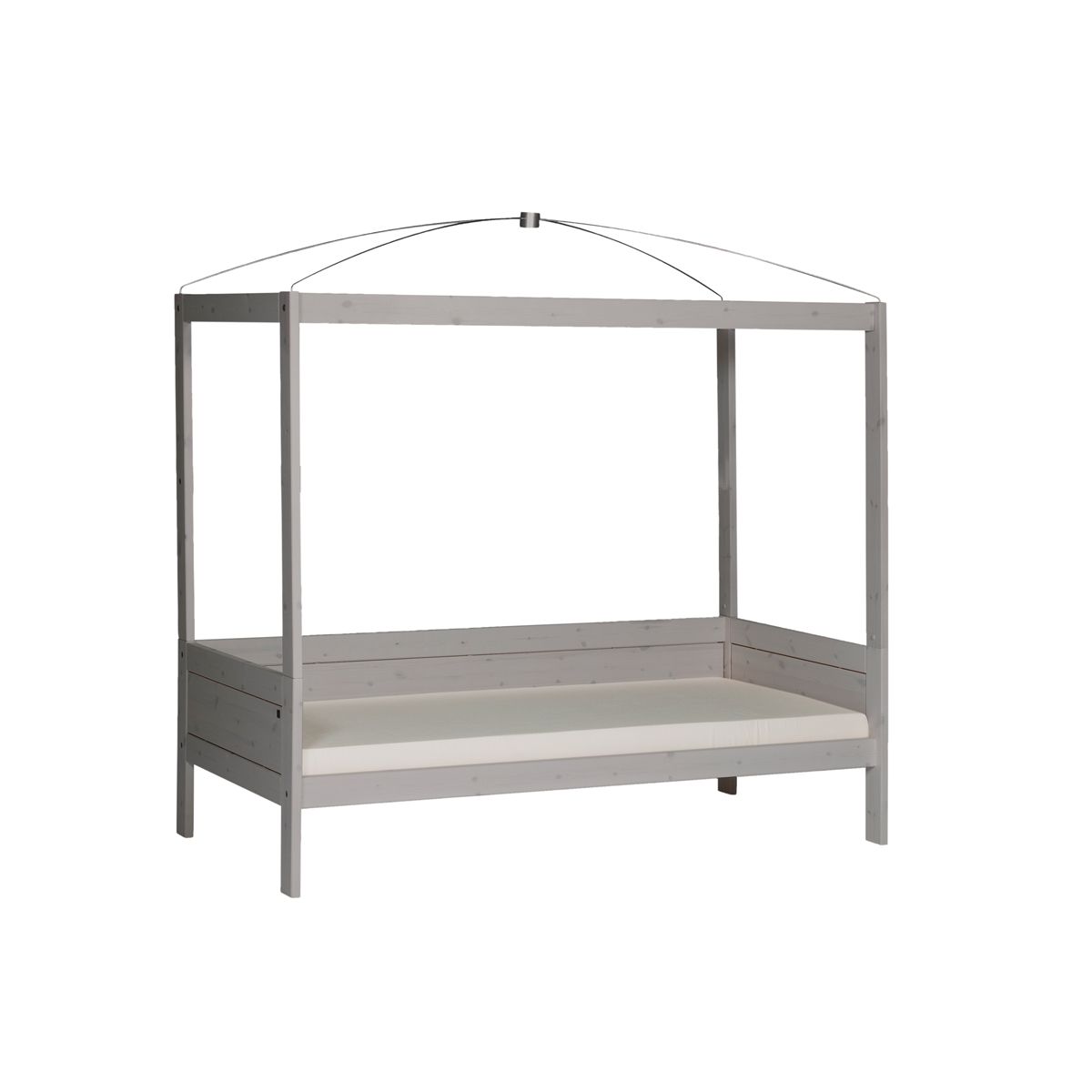 LIFETIME Himmelbett 4634 mit Himmelgestell mit Rollboden | 2 Farben wählbar