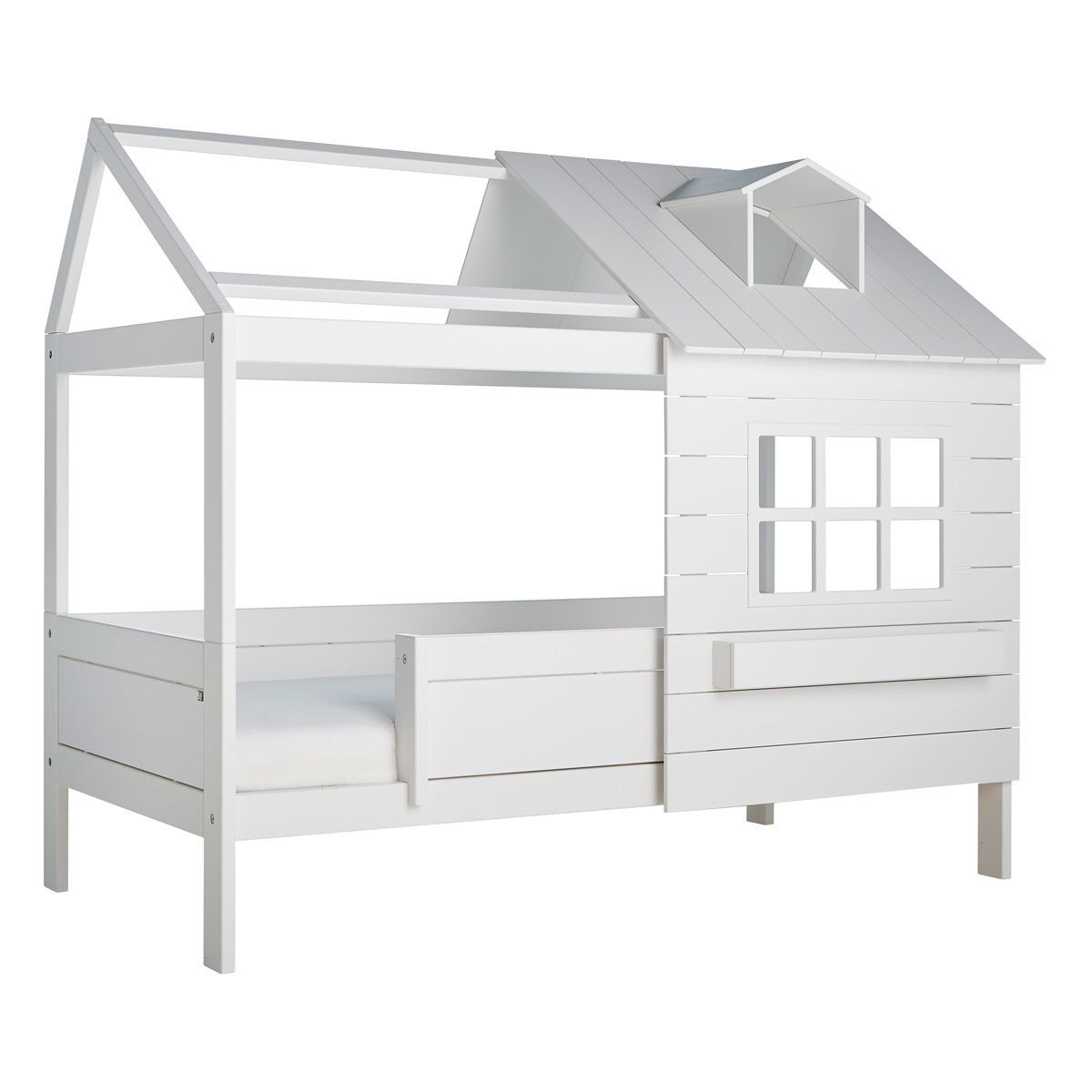 LIFETIME Lake House 1 Hüttenbett 90x200 cm weiß zum Top-Preis 