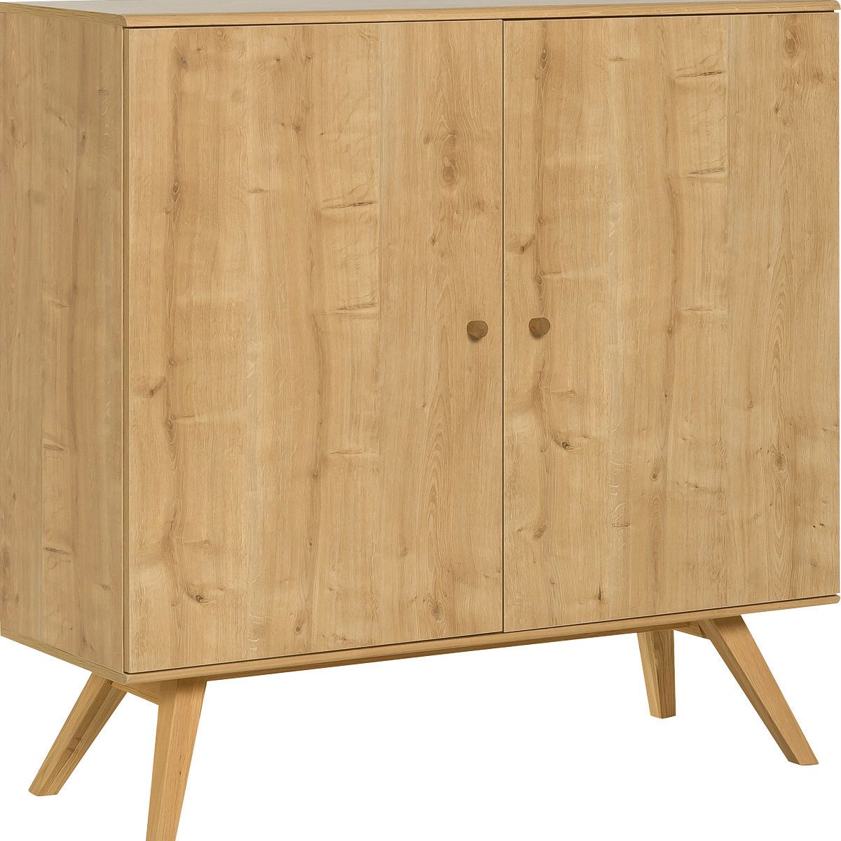 VOX Nature Geschirrschrank eiche / weiß / eiche