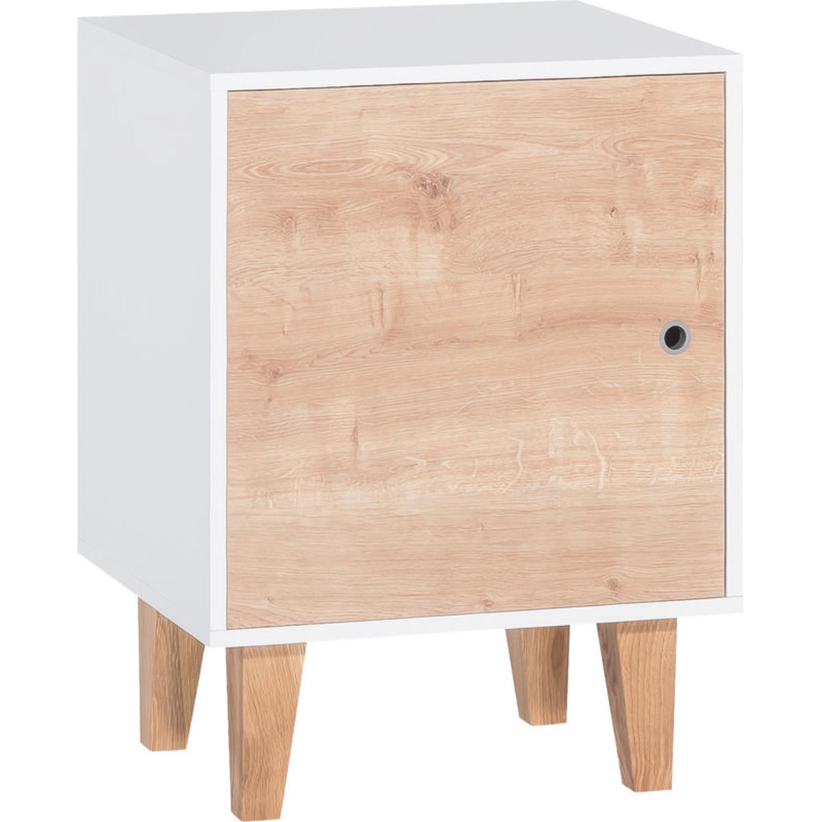 VOX Concept 1-türiger kleiner Schrank white/oak