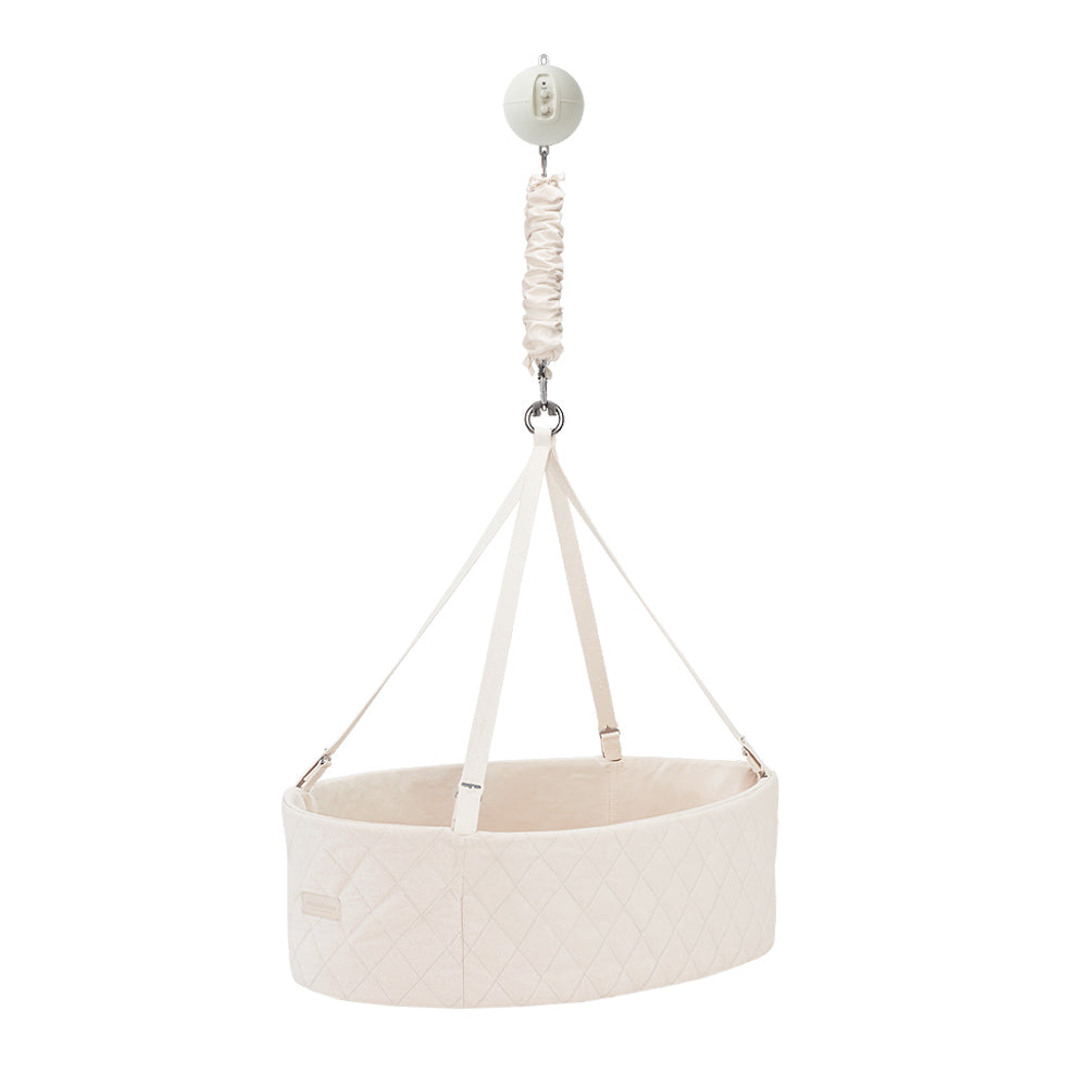 Moonboon Essential Bundle - Ovale Wiege Nature - Motor Connect