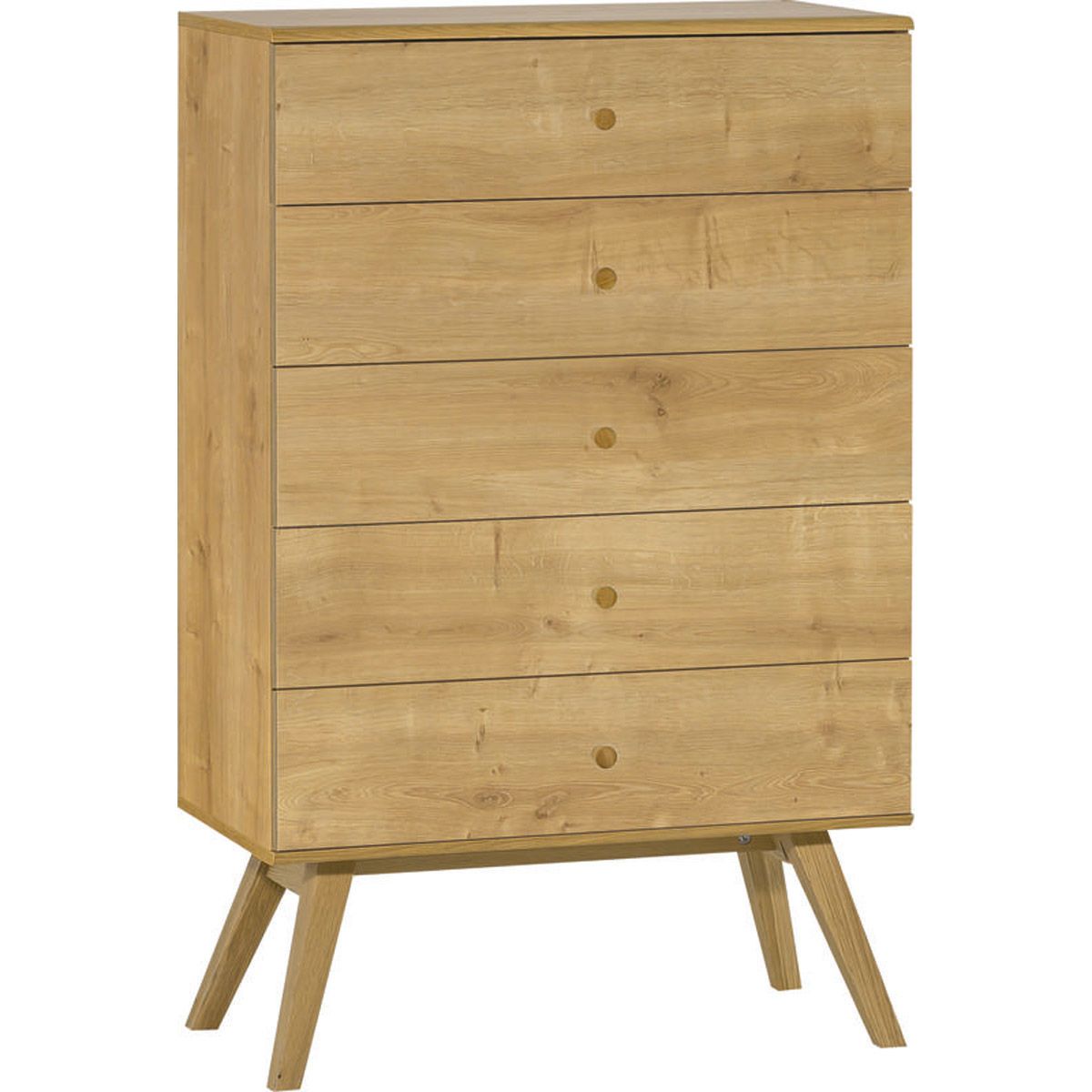 VOX Nature Kommode schmal mit Schubladen eiche