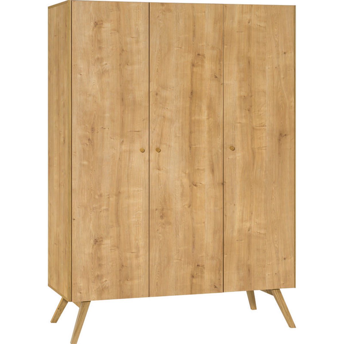 VOX Nature Kleiderschrank 3-türig eiche / weiß