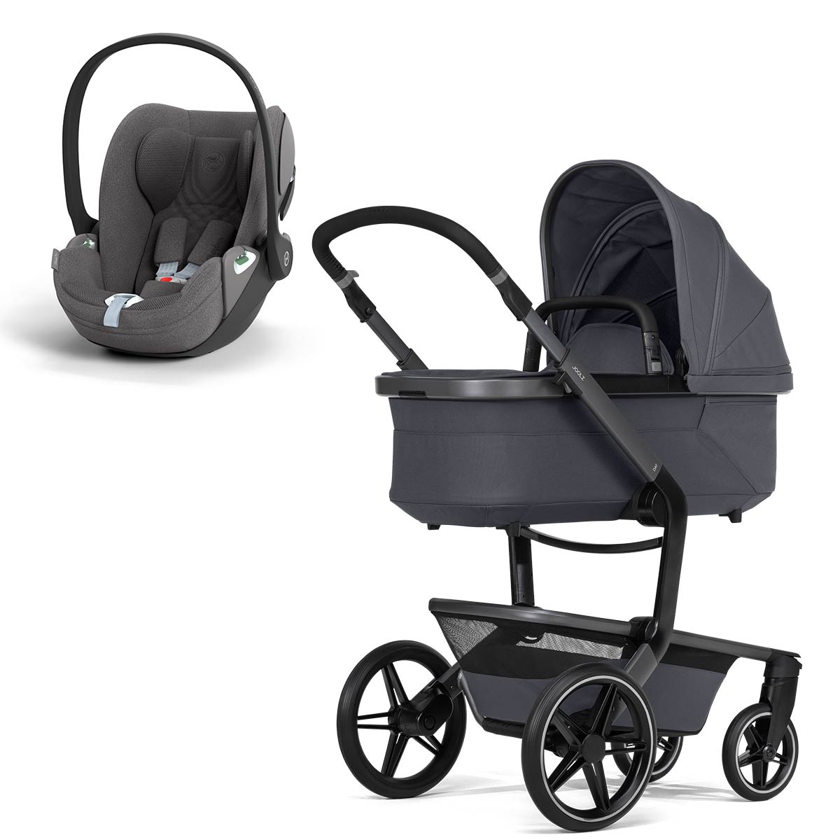 Joolz Day5 Kinderwagen Bundle Stone grey + Cloud T i-Size