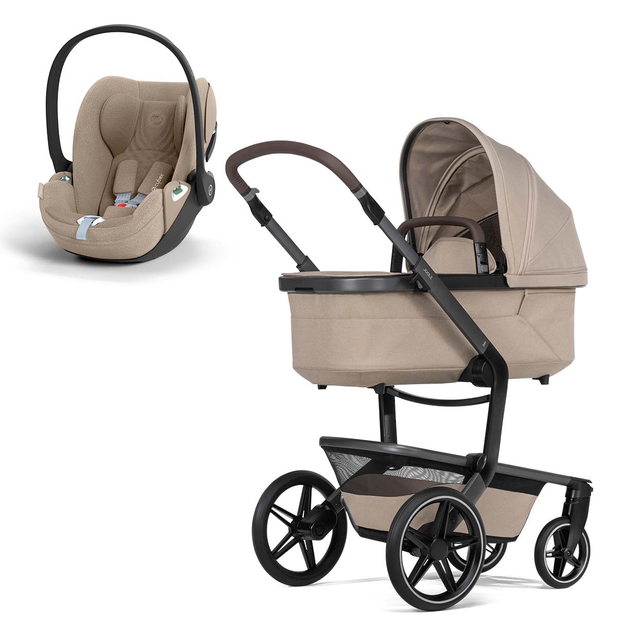 Joolz Day5 Kinderwagen Bundle Sandy taupe + Cloud T i-Size
