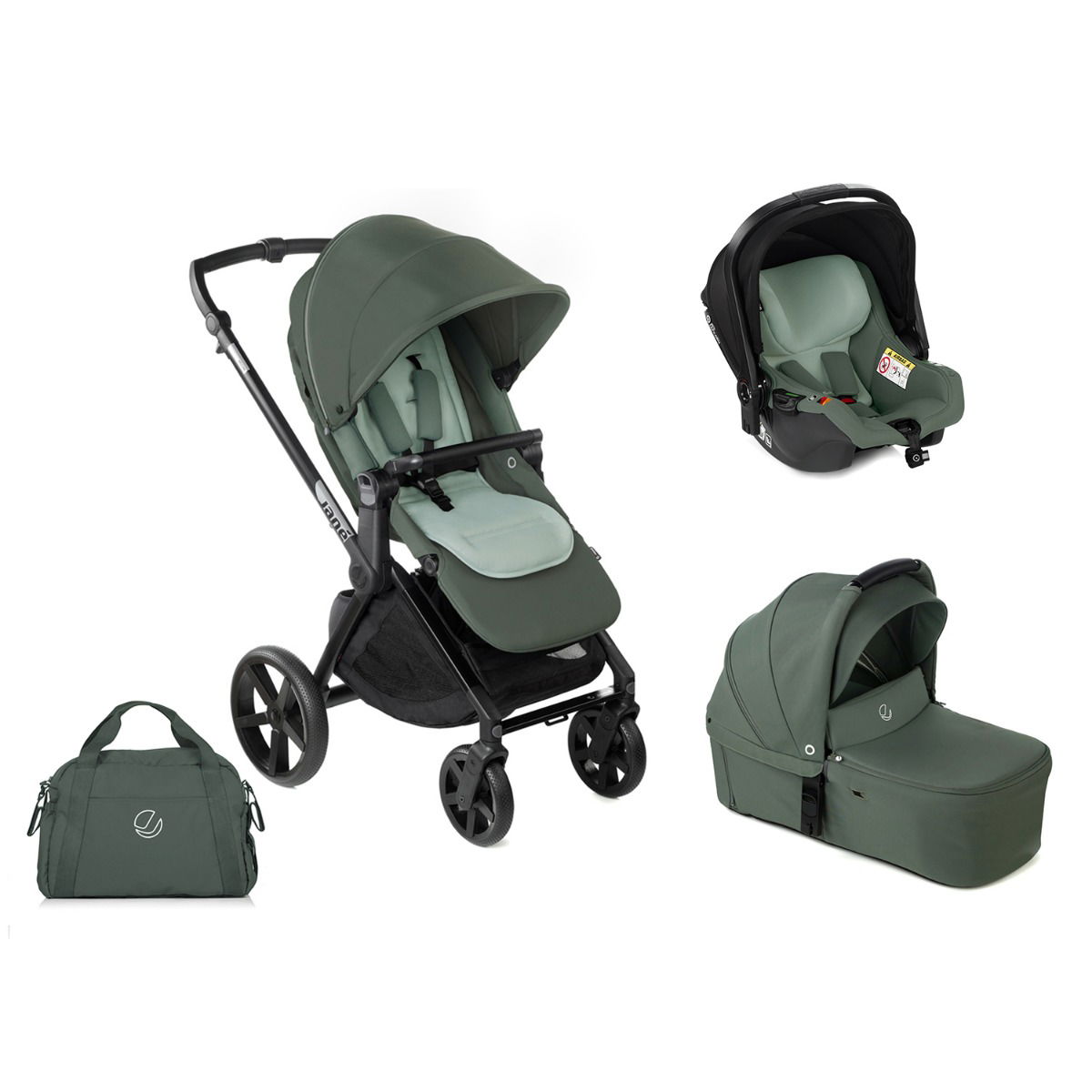 Jané Muum-4 F.Koos I-Size Kinderwagen Sweet Botanic