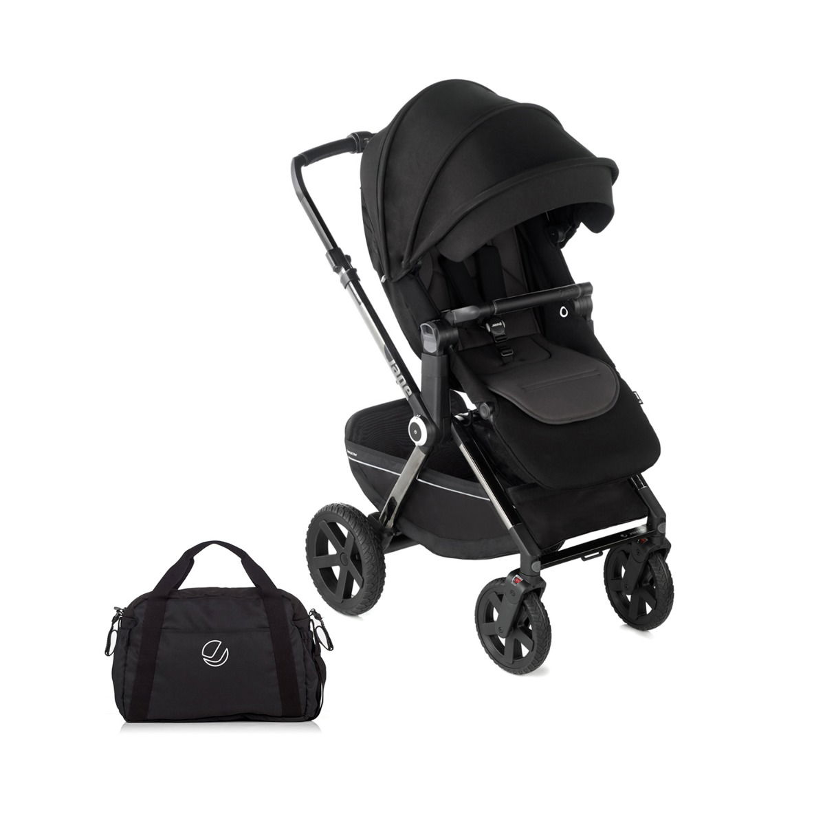 Jané Sportwagen Crosslight-3 Silver Shadow Coal