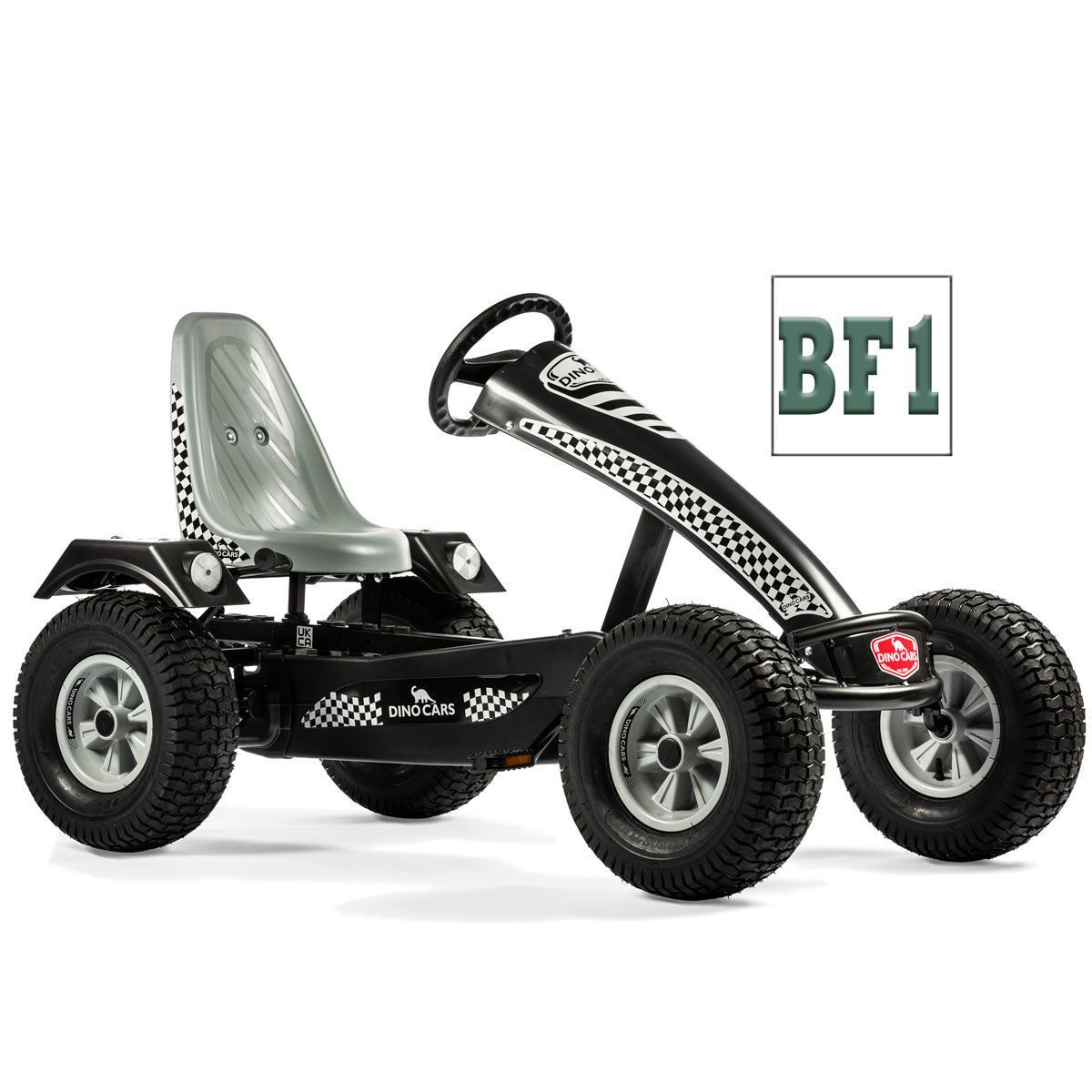 Dino Cars Camaro BF1 GoKart grau mit Bremsfreilauf & Pendelachse