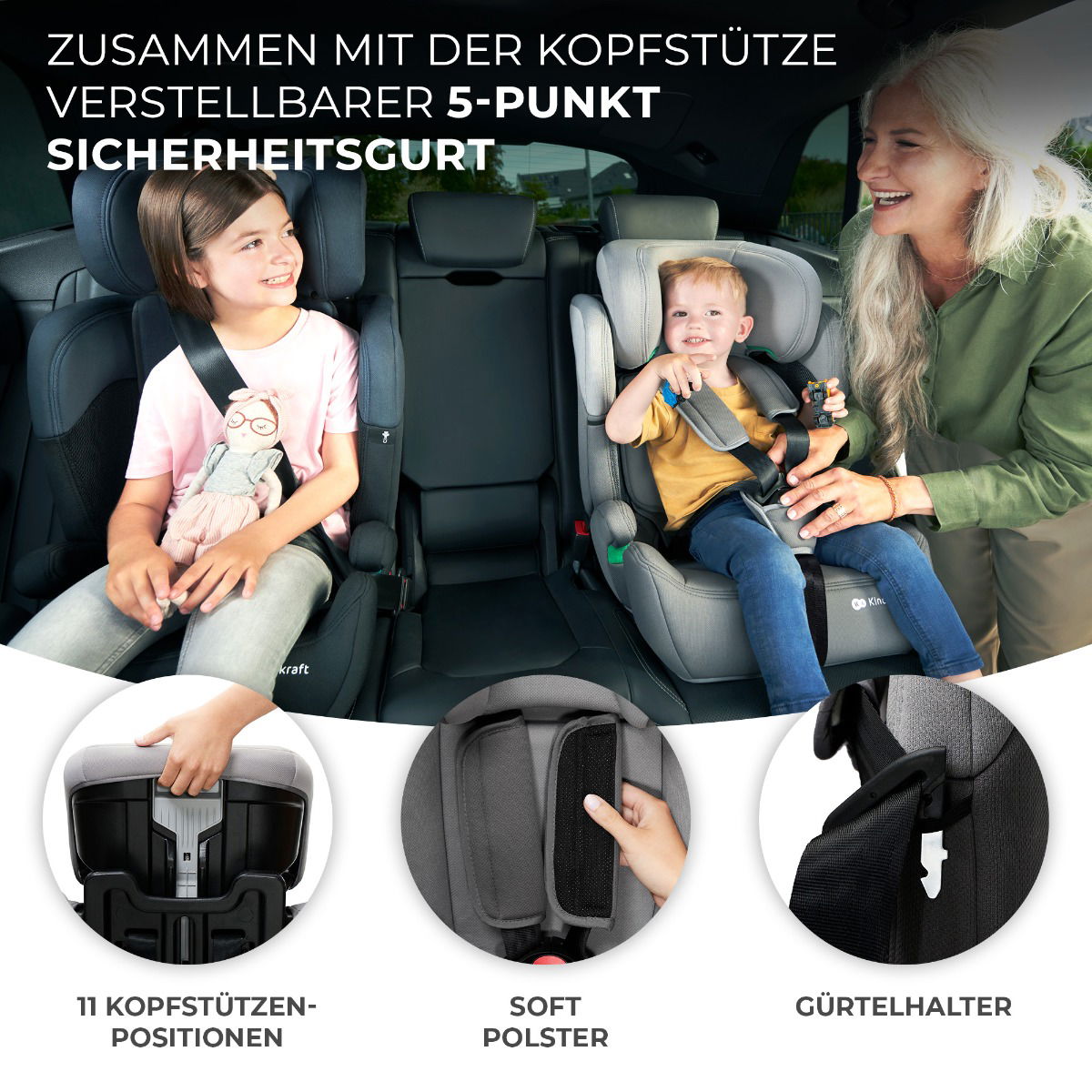 Kinderkraft comfort store up pink