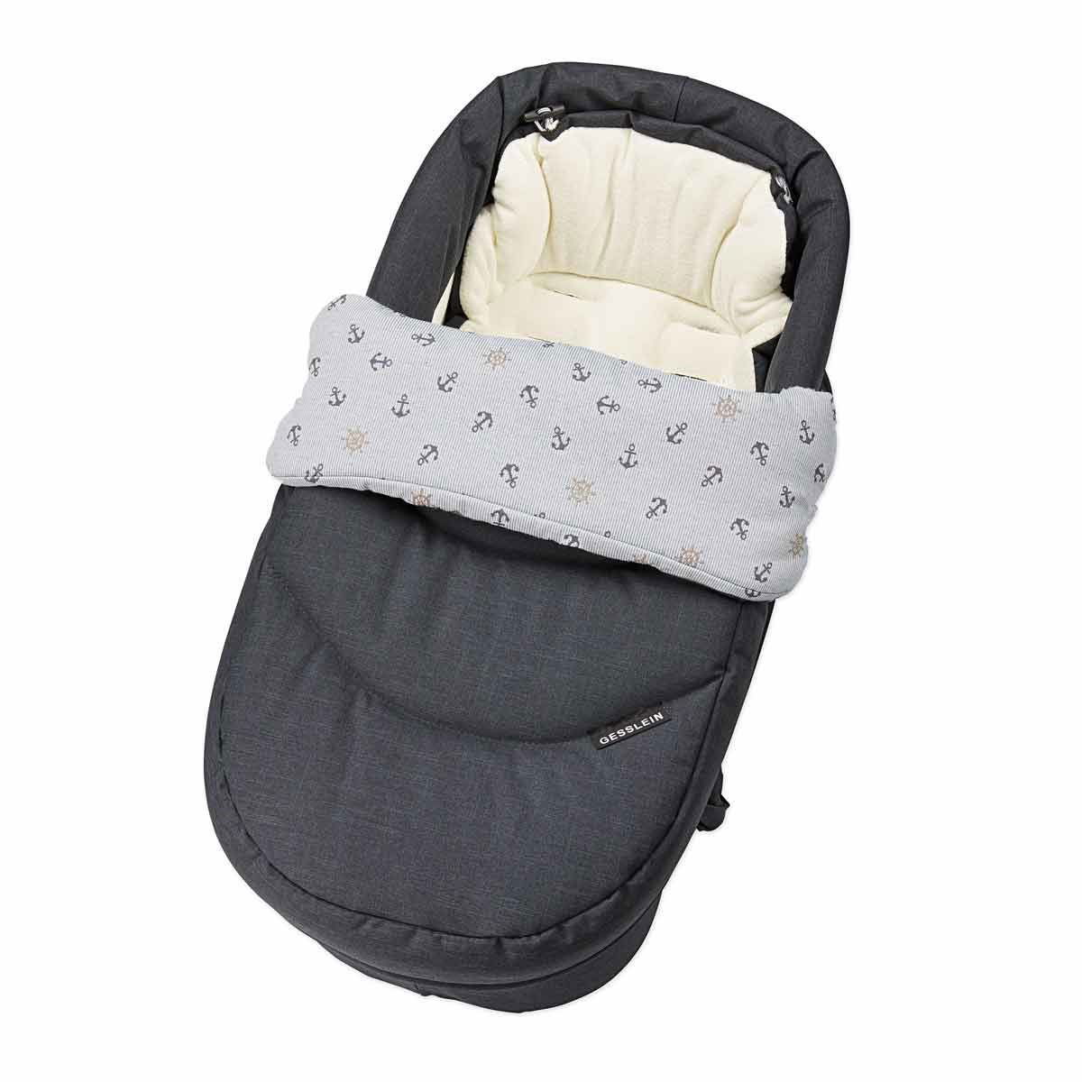 Gesslein C2- Compact Babytragetasche dunkelblau meliert für Gesslein Kinderwagen 2022