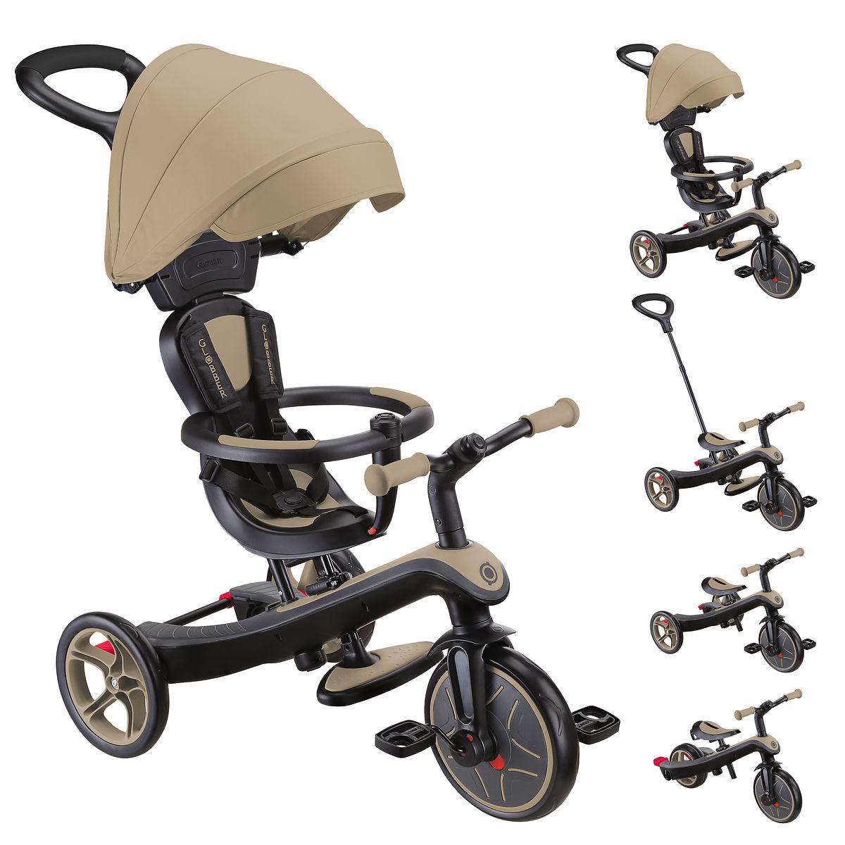 GLOBBER EXPLORER TRIKE 4in1 sand