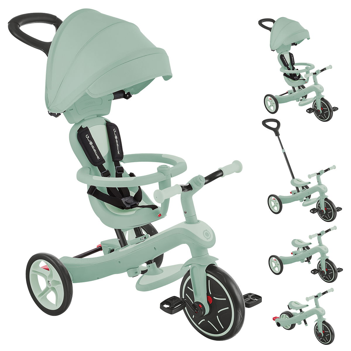 GLOBBER EXPLORER TRIKE 4in1 ECO pistazie