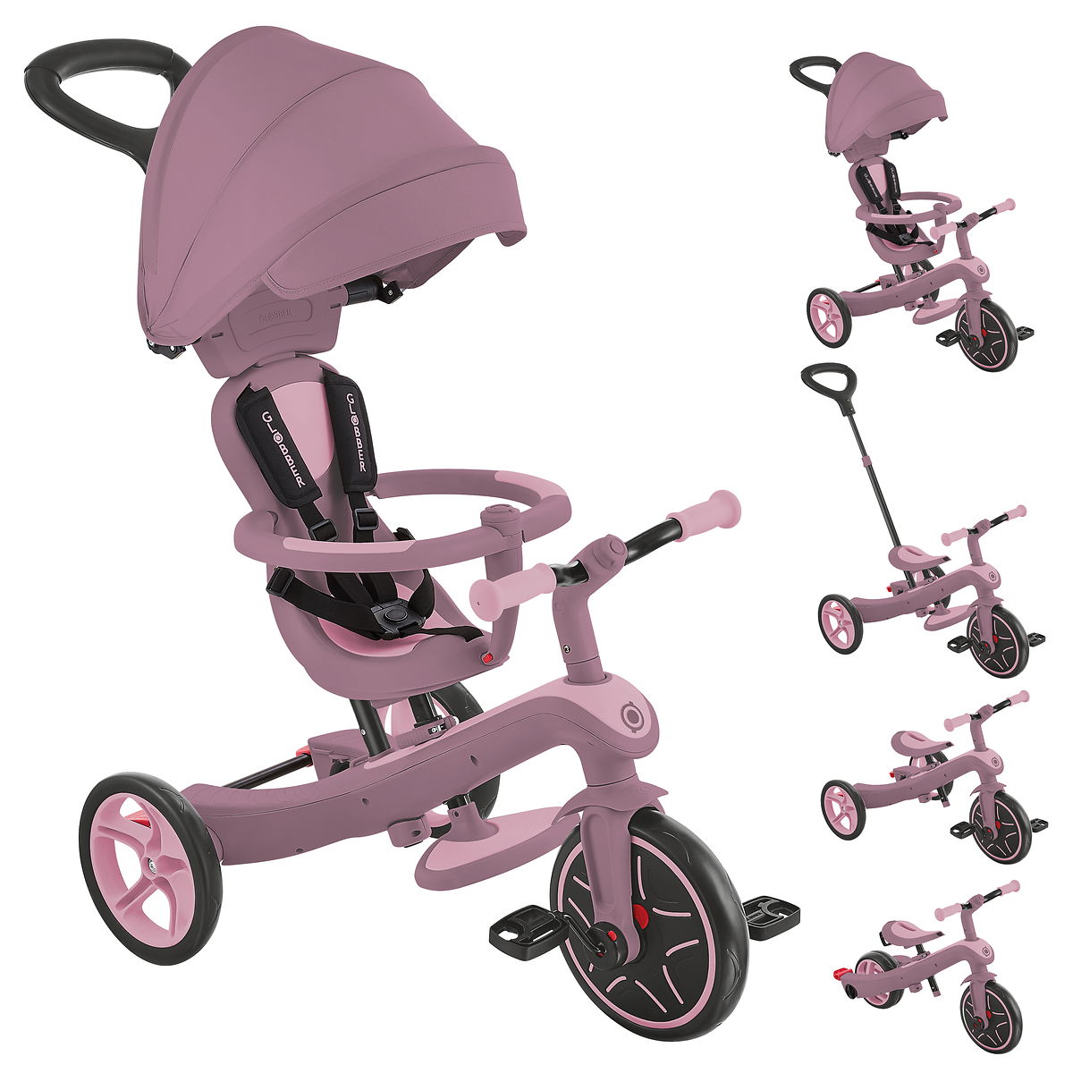 GLOBBER EXPLORER TRIKE 4in1 ECO beere