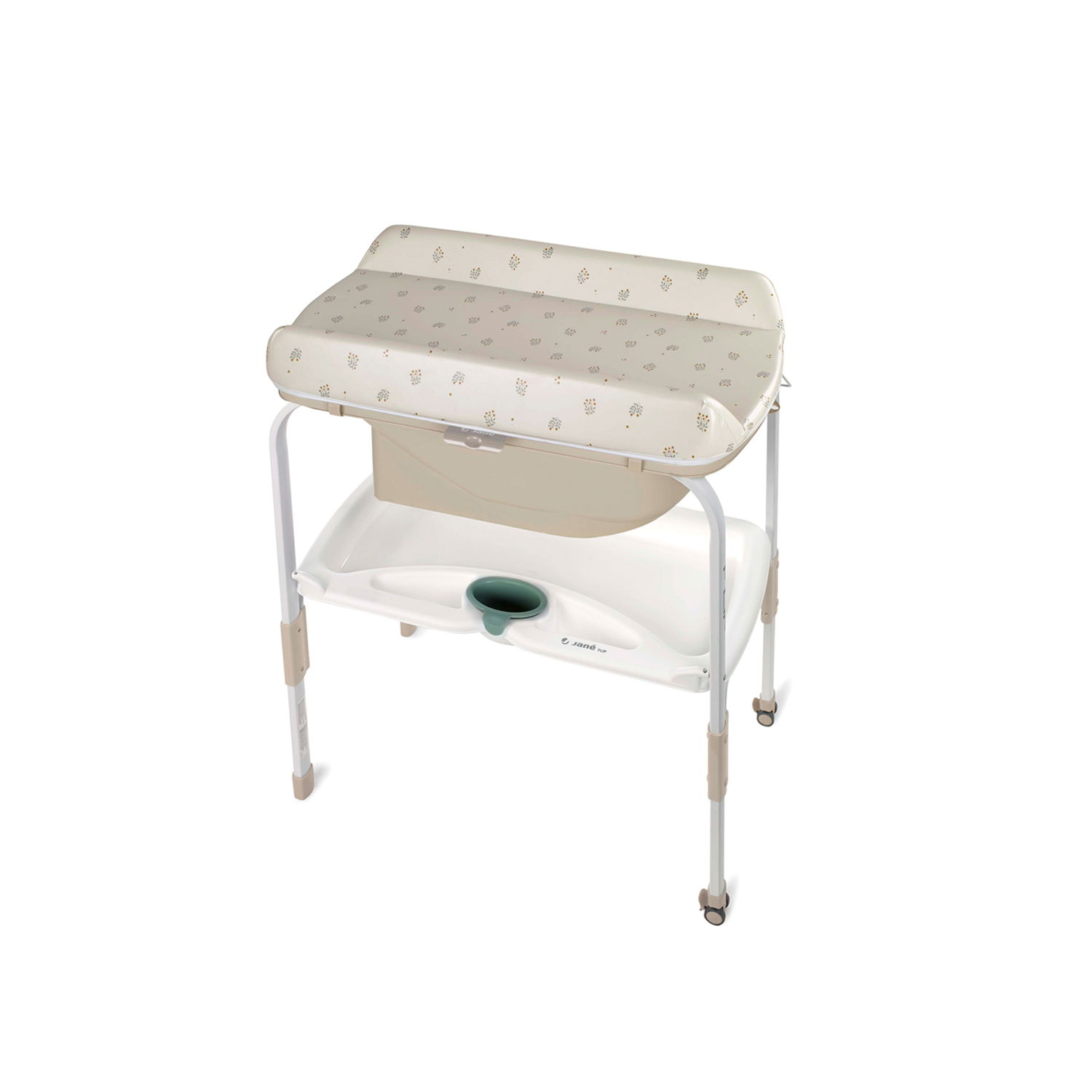 Jané Flip Wickeltisch mit Badewanne BOTANIC