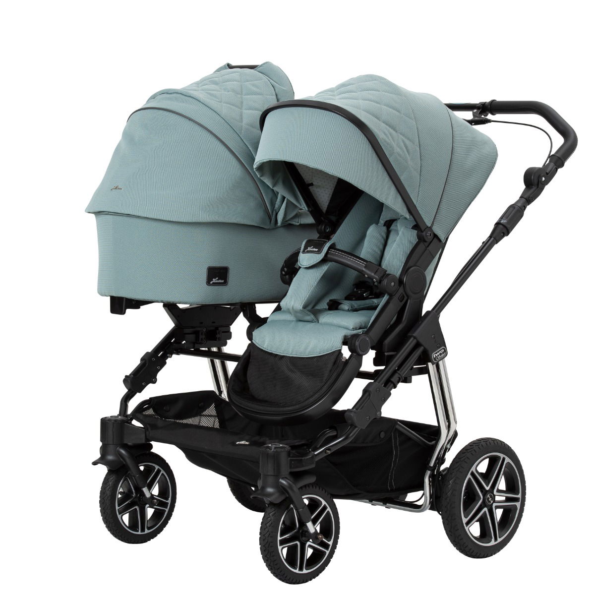 Hartan 2025 Zwillings-/Geschwisterwagen Two Select – schwarz