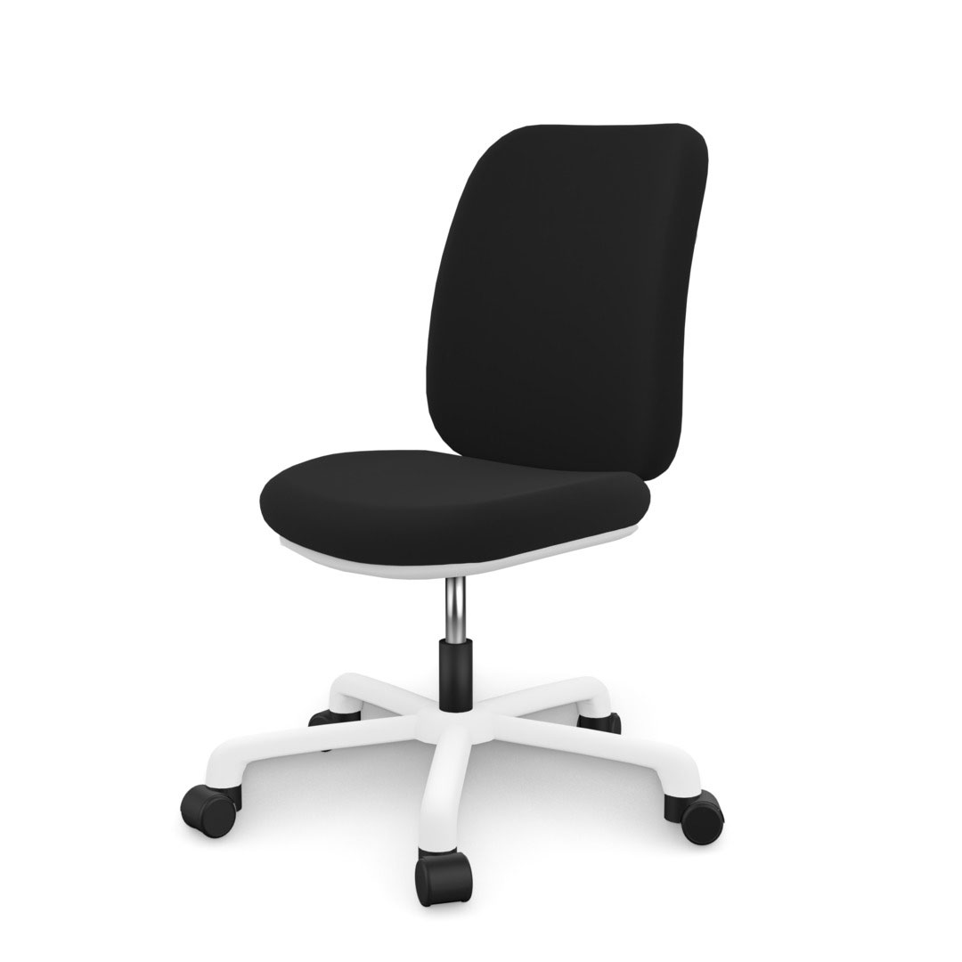 LIFETIME Bürostuhl Comfort schwarz/weiß Schreibtischstuhl für Kinder