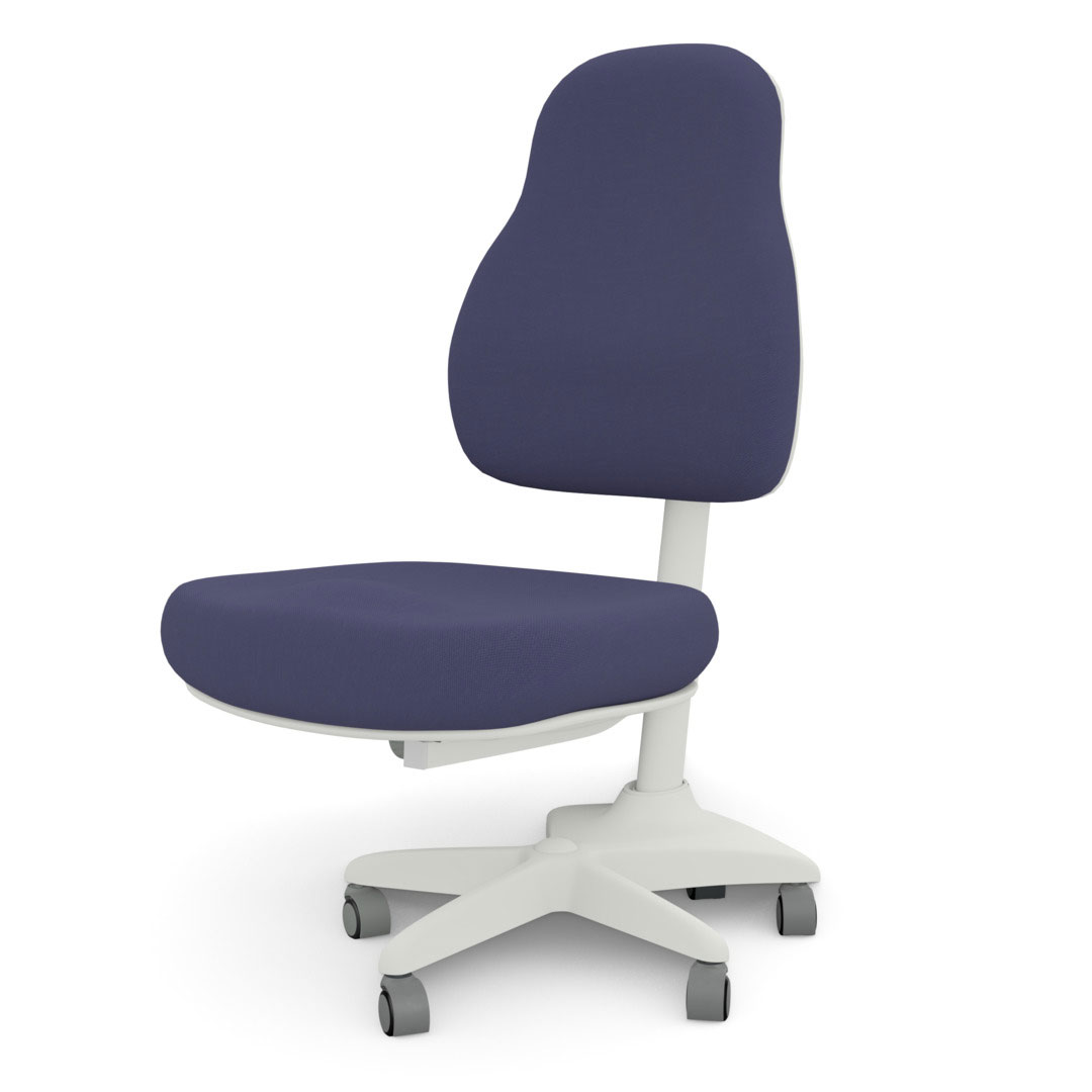 LIFETIME Bürostuhl Ergo dunkelblau/weiß wächst ergonomisch mit