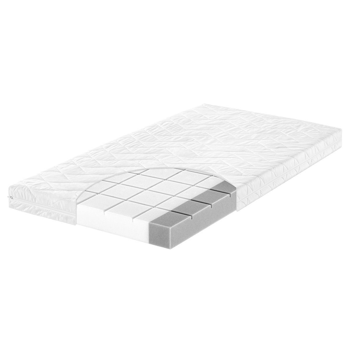 Zöllner Joy Matratze 70 x 140 cm mit Würfelstruktur - zum Aktionspreis
