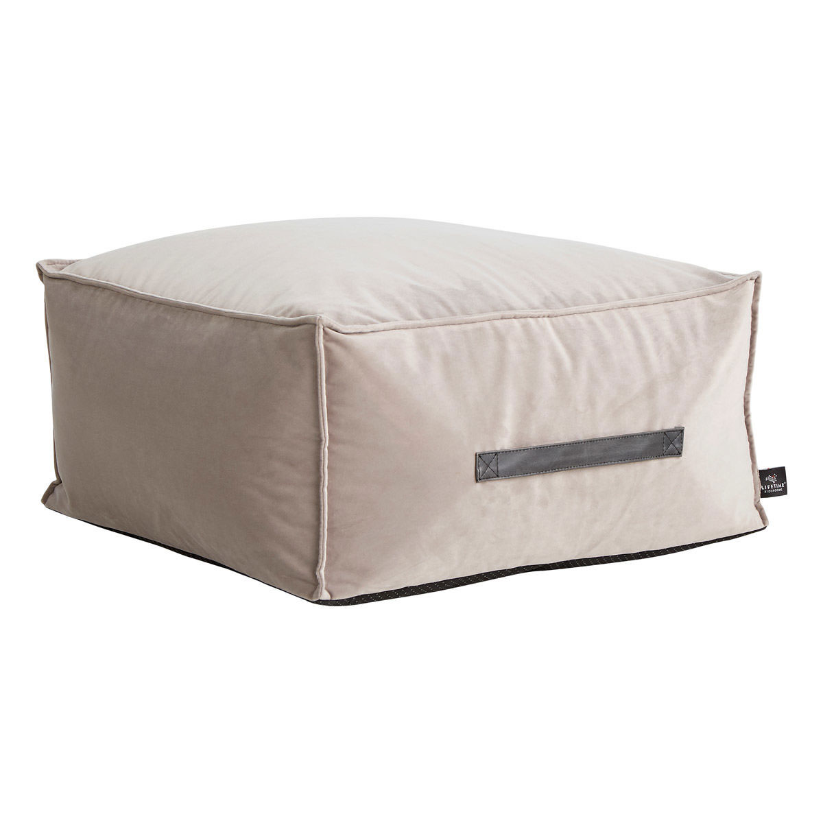 LIFETIME Sitzkissen Velours Grey mit praktischem Griff