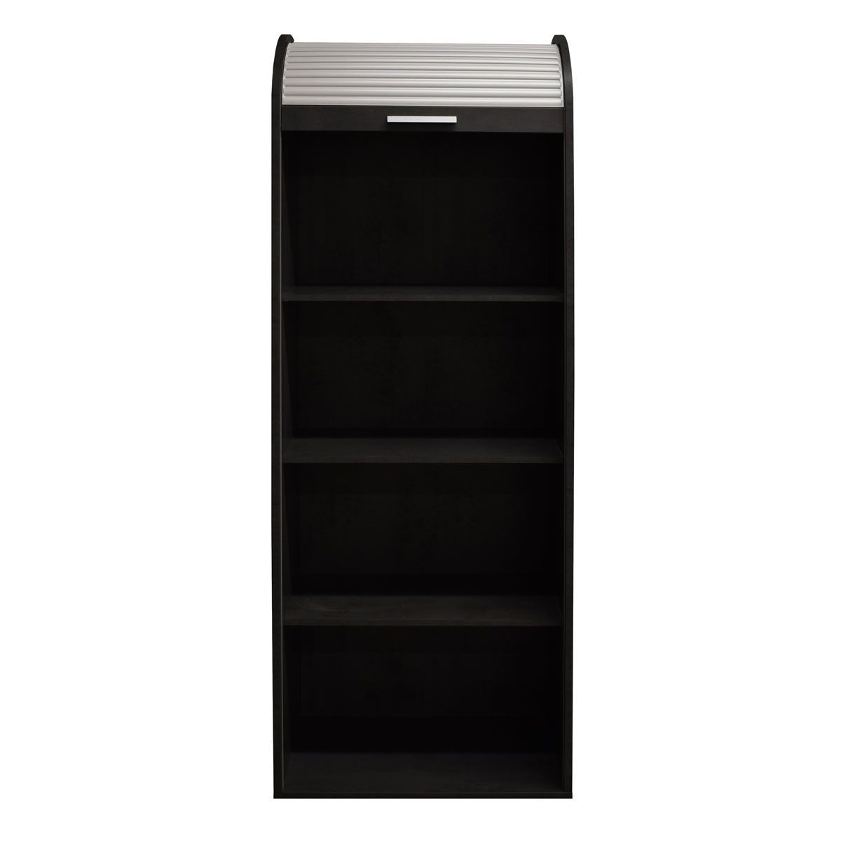 Mäusbacher Jalousieschrank 69x192x44 cm schwarzstahl / weiß